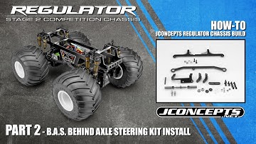 JConcepts Regulator Build - Part 2 - Regulator Servo Mount Kit - B.A.S. - For Clod Buster