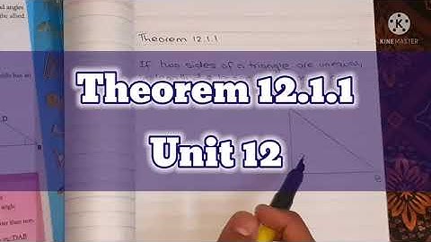 Chapter 12 theorem 12.1.1 | new book | Maths Class 9th | Hunain Coaching