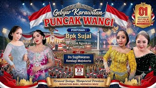 🔴LIVE Campursari PUNCAK WANGI - Ds Sugihwaras, Kemlagi Mojokerto