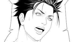 漫画原稿を描く【蟻の王】