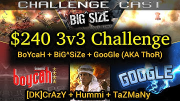 $240 3v3 Challenge: *GOOGLE RETURNS* in a Best-of 11 | C&C Generals Zero Hour