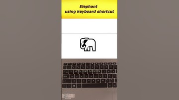 Elephant Emoji using keyboard shortcut #shorts#short#youtubeshorts #viral #viralvideo #elephant