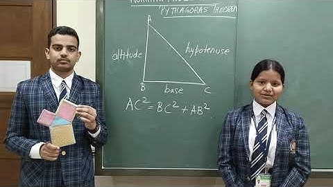 Working Model of Pythagoras Theorem | Ruby Park Public School