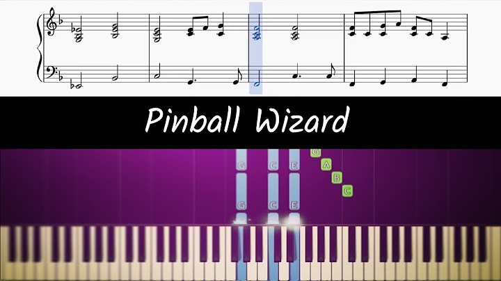 Pinball Wizard Piano version - Piano performance video thumbnail