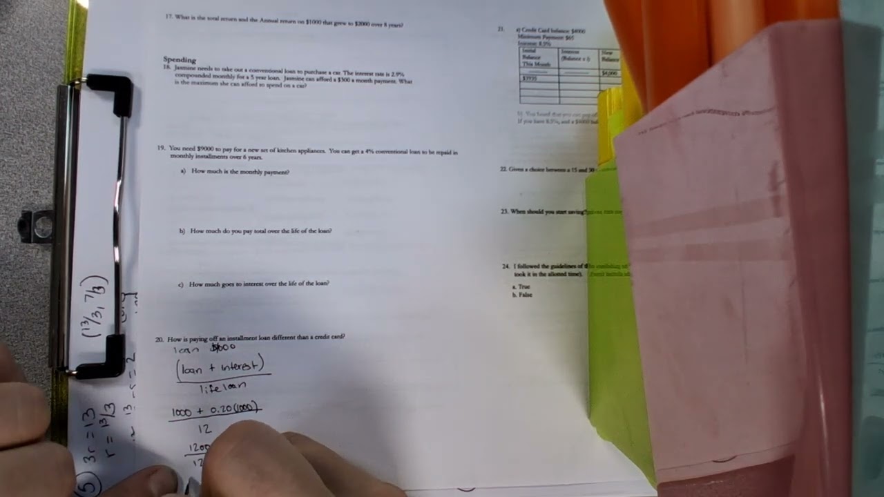 Installment plan vs Credit Card payment