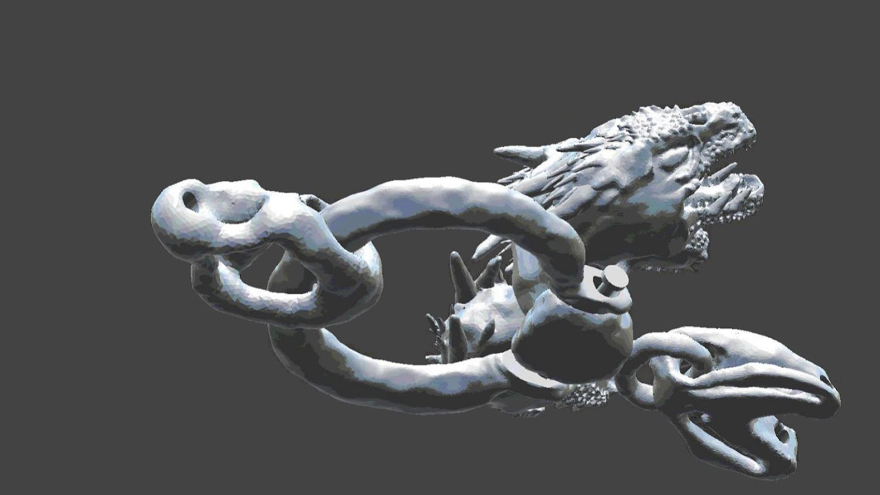 Quick Dragon Chain Assembly Animation - YouTube
