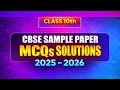 Class 10 Maths sample paper solutions