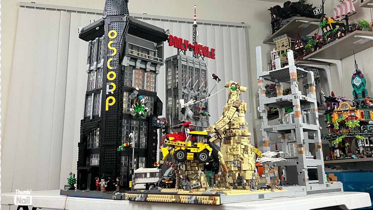 Lego Battle for New York city moc! (Huge!!!) #lego #spiderman - YouTube