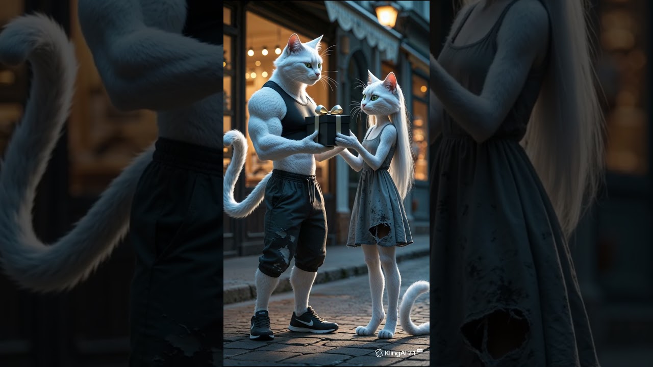 She Came Back Different #catstory #cat #animals