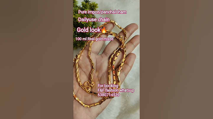 impon chain Dailyuse #panchaloham#gold thali chain#mangalsutra