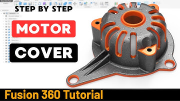 Eletric Motor Cover Modeling in Autodesk Fusion