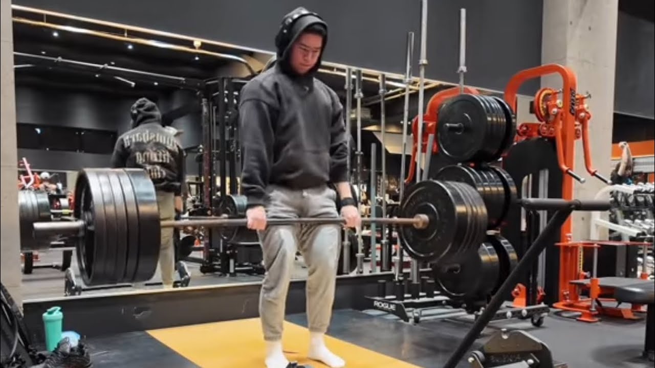 Awareness of the explosive growth in deadlift, 265kg x 5 challenge