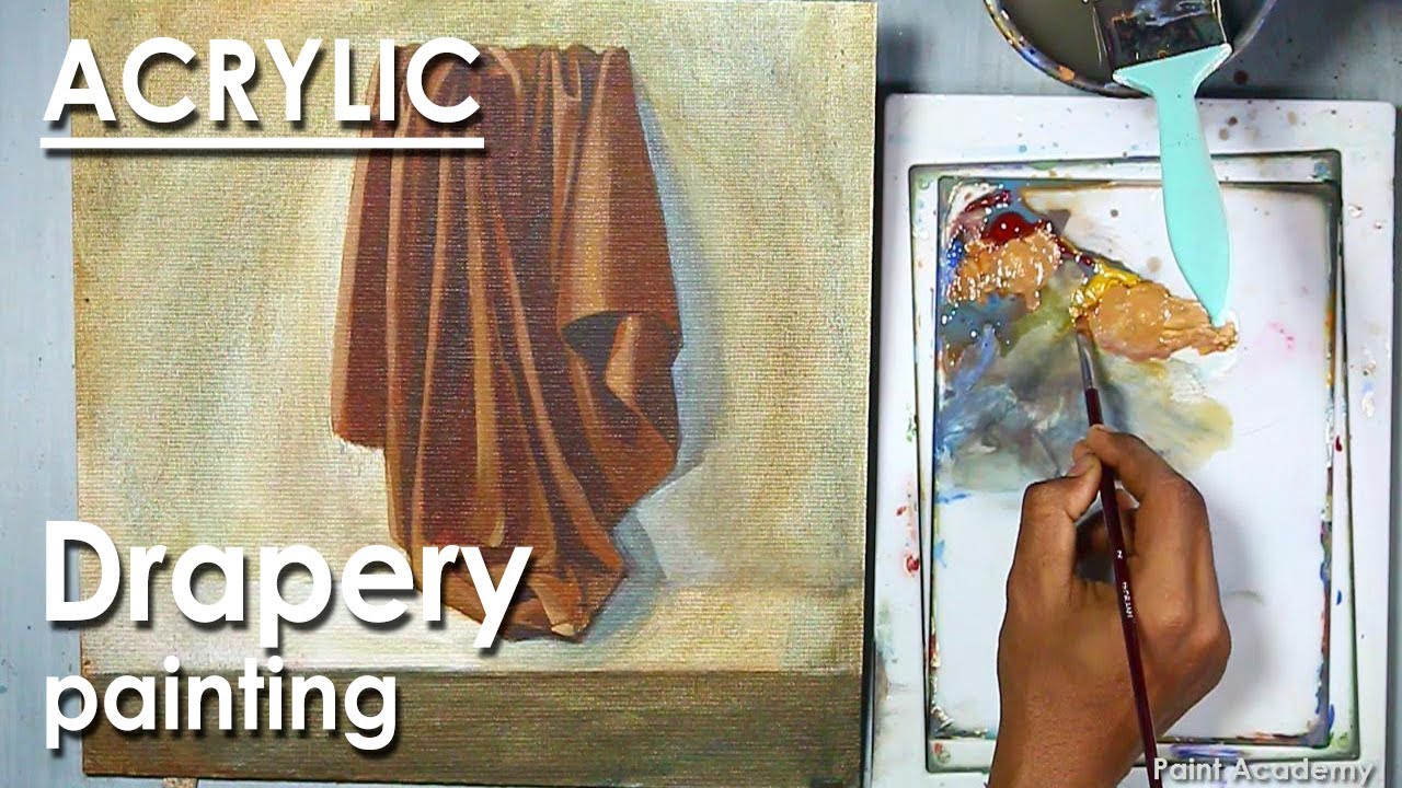 How to Paint Fabric with Acrylic Paint Permanently: Full Guide, ACRYLIC  PAINTING SCHOOL