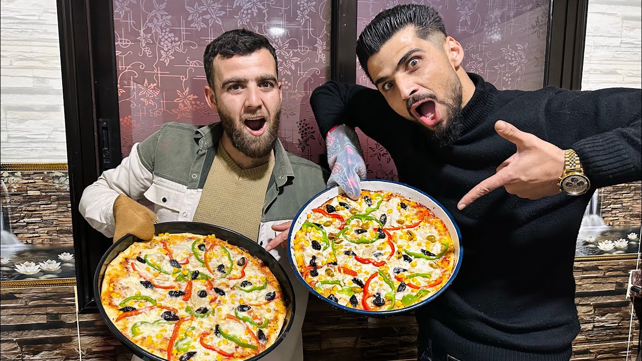 تحدي البيتزا 🍕 فريق عمار ضد فريق رشيد نار 🔥