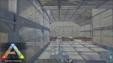 ARK: Survival Evolved - Finishing The Greenhouse S2E17 ( Center Map Gameplay )