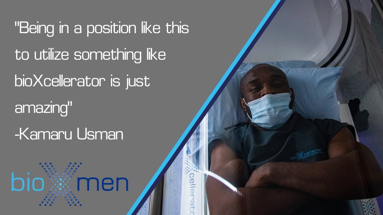 Kamaru Usman Receives Most Advanced Stem Cell Therapy Treatment With BioXcellerator
