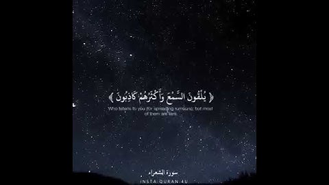 رعد الكردي   ما تيسر من سورة الشعراء   حالات واتس اب قران كريم
