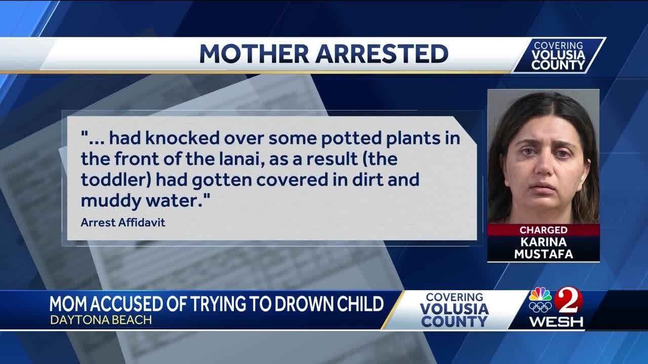 Florida mother admits to trying to drown toddler in bathtub - YouTube