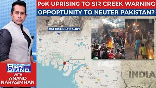 PoK Uprising To Sir Creek Warning | Opportunity To Neuter Pakistan? | The Right Stand | News18