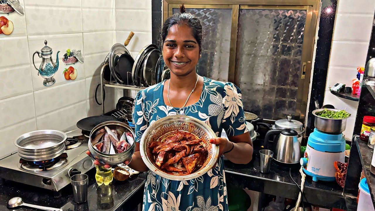 आज चा बाजार केला दिव्याने 😅 बुधवार निमित्त तीन प्रकारचे मासे आणले 😘 #marathi #family #vlog 