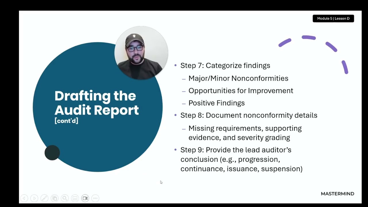 06   ISO IEC 27001 2022 Lead Auditor   Drafting the audit report