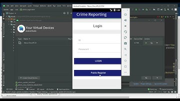 Crime Reporting Manage Online Complaint , FIR & CSR Android Application -- Full Explanation