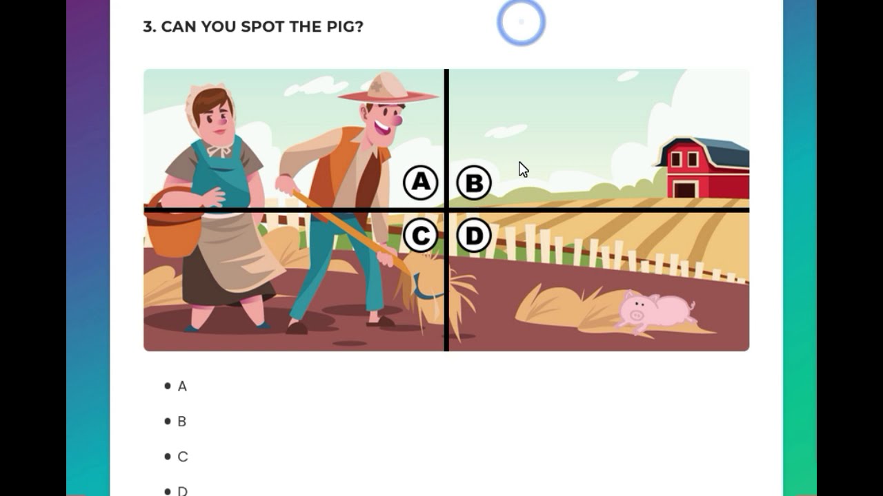 Spot The Pig Quiz Answers  | Quiz Diva | Updated