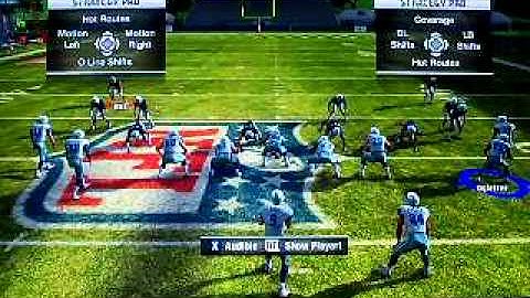 Madden 11 Gun Snugs Flip Mesh motion shift vs man press