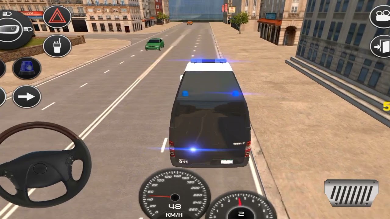 American Police Van Driving - Offline Games  - Police Van Simulator Game - Android GamePlay