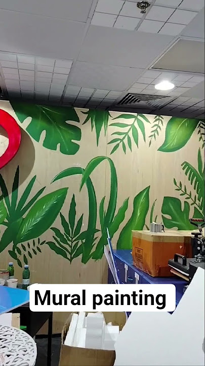 mural painting #artandcraft #mural #painting #birthdayparty #cake #artandcraft
