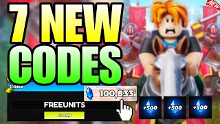 *NEW CODES* ALL WORKING CODES FOR COMMAND AN ARMY 2026 - ROBLOX COMMAND AN ARMY FOR GEMS