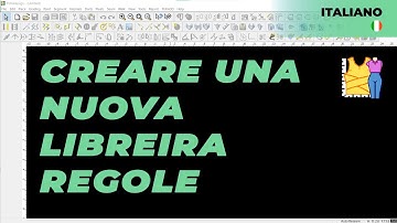 Italiano - Create Grade Rule Library and Rules | TUKAdesign Video Help | CAD Pattern Making Software