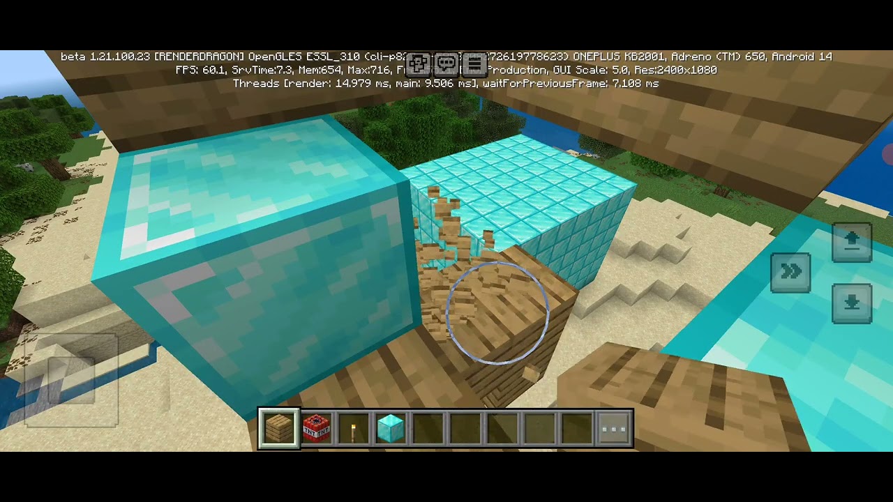 Showing tips and tricks in Minecraft  which trick did you like the most tell in the comments