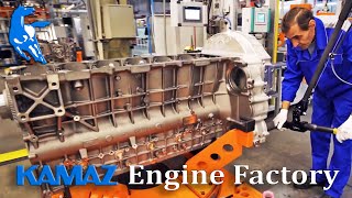 KAMAZ V8 Engine Production  Russian Factory