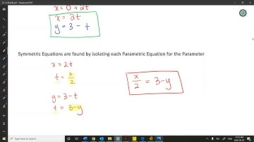 Equations of Lines in  2 Space and 3 Spaces