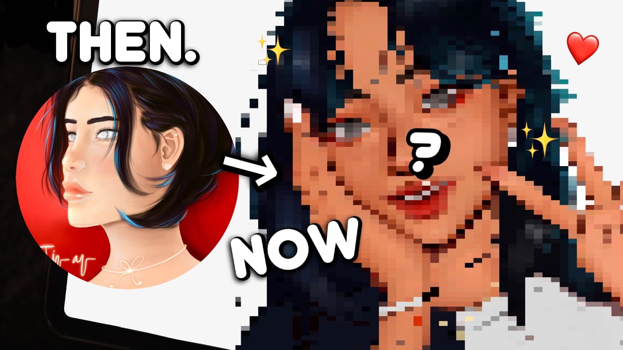 REDRAWING my OLD Digital ART! ★ // Chat and Draw with me ♡ - YouTube