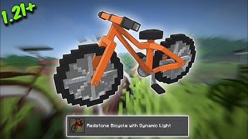 🔥 Realistic Bicycle Mod for MCPE 1.21+ 🚴‍♂️ | Ride Bikes in Minecraft PE 😍 | Best Vehicle Addon Ever