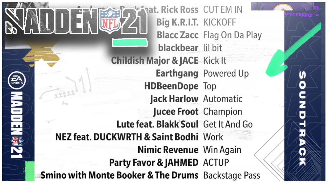 MADDEN 21 SOUNDTRACK REVEALED!