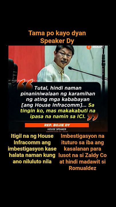 Agree ako dyan Speaker Dy #viral #viralshort #viralshorts #viralvideos #viralvideo #follow #video
