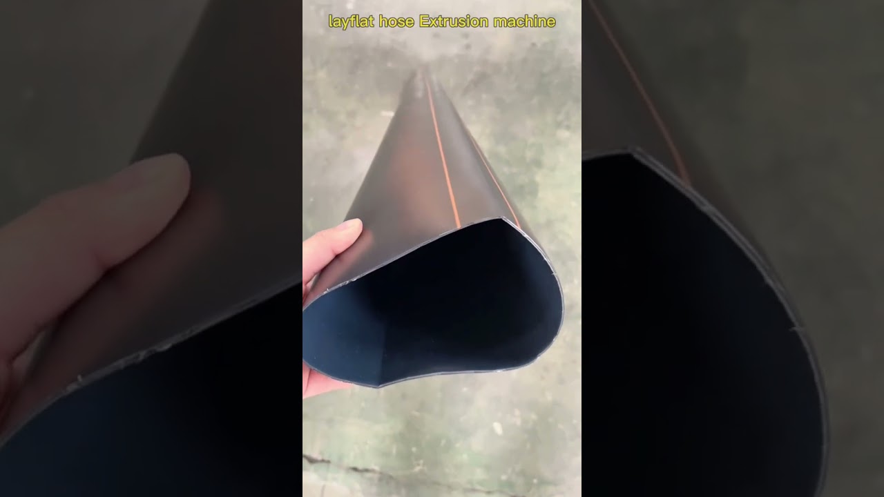 Double Layer high pressure layflat hose Extrusion machine for drip irrigation/machine d'irrigation
