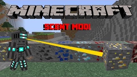 Minecraft Mod Showcase: Scent MOD! (Sense every ore in Minecraft!)