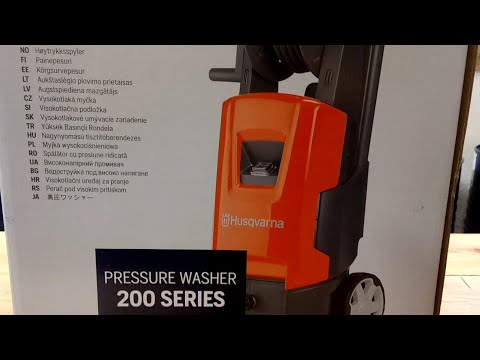 Pressure Washer Husqvarna PW 235 R NOVELTY!UNBOXING!