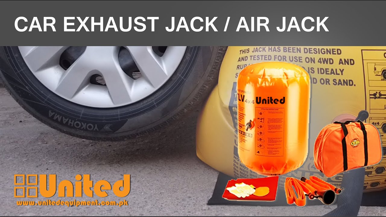 UNITED Car Exhaust Jack / Car Balloon Jack / Car Air Jack YouTube