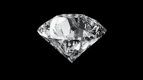 Diamond Stone Rotating animation video footage 💎