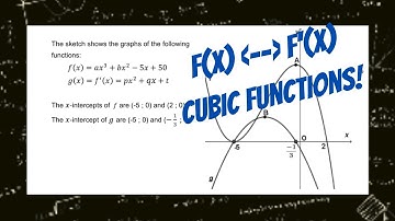 Calculus: Cubic equations and using its derivative to find Quadratic functions