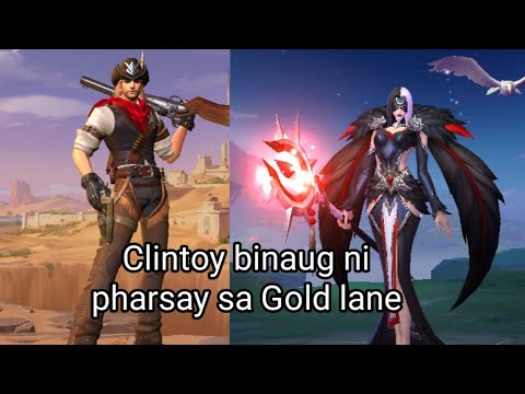 Clintoy binaug ni pharsay sa gold lane. #jlostailored #mobilelegends 