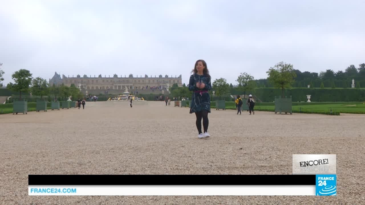 Artist’s giant waterfall and mirrors dazzle Versailles