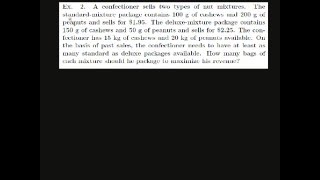 Precalc: Focus on Modeling- Linear Programming
