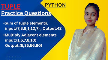 Python tuple practice Questions in hindi #avitsupaul #pythontuple @programmingwithamit