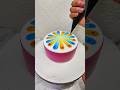 Beautiful multi colour cake Decorating ideas #shorts#feed#tending#virals#video#cakedecoration